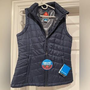 NWT Columbia OmniHeat navy Vest size medium